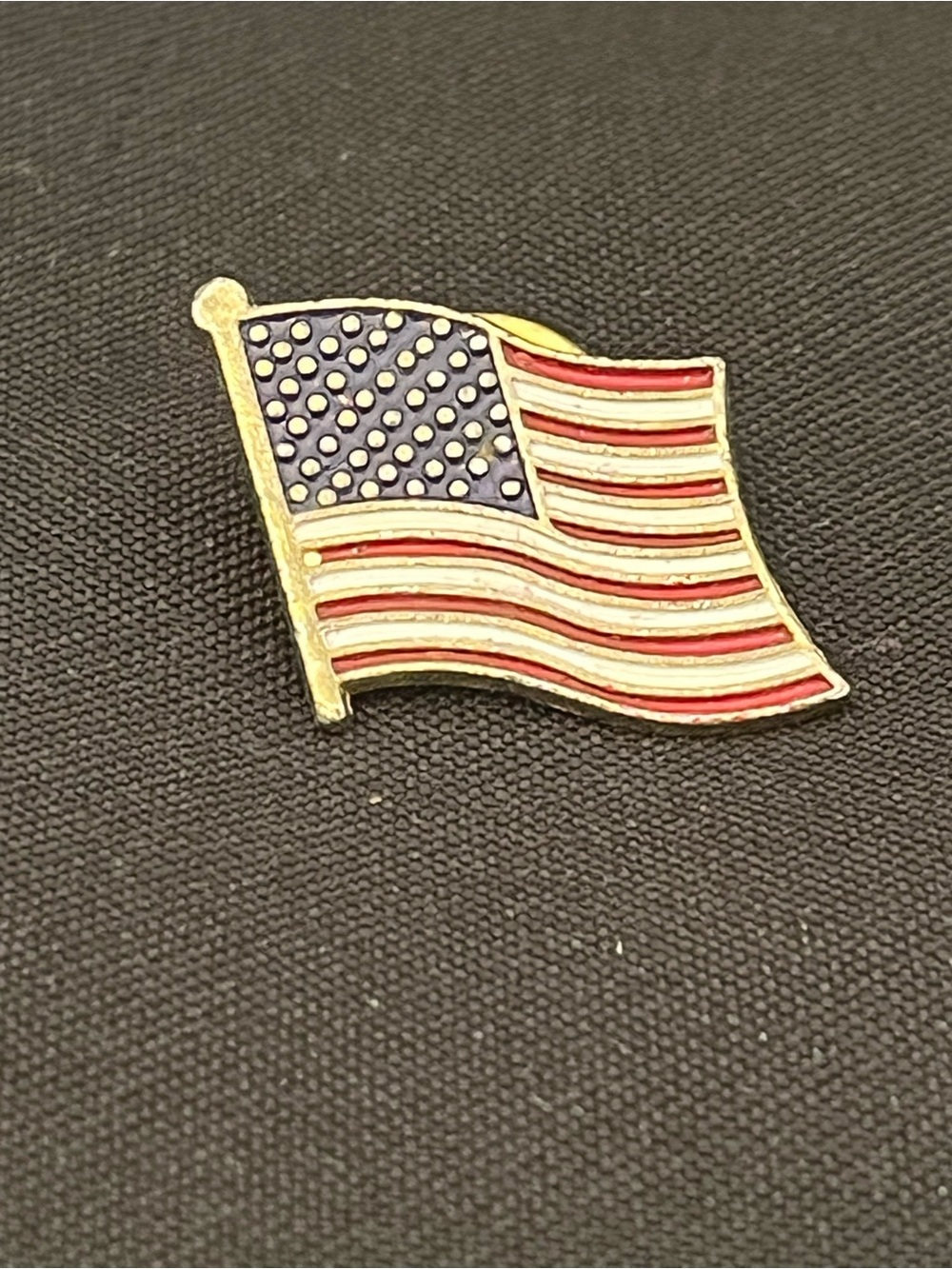 American Flag Enamel Pin - Red, White & Blue